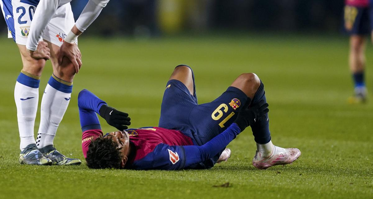 Barça : une grave blessure pourrait éloigner Lamine Yamal des terrains.