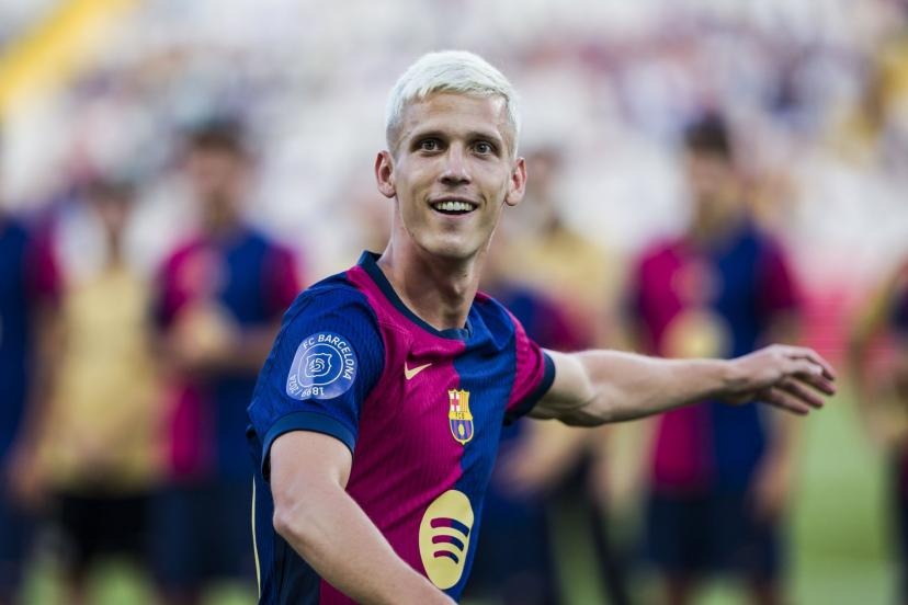 Barça : Dani Olmo dans le viseur de Manchester, l'agent aperçu en Angleterre