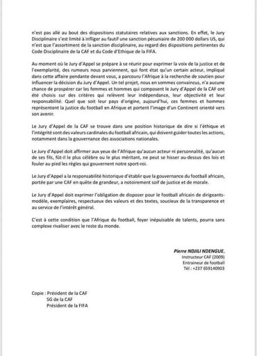 le verdict de la CAF attendu 2 le verdict de la CAF attendu