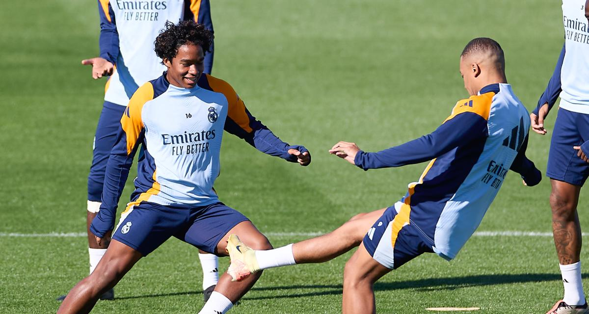 Real Madrid : Mbappé agace Endrick avec un geste à l’entraînement