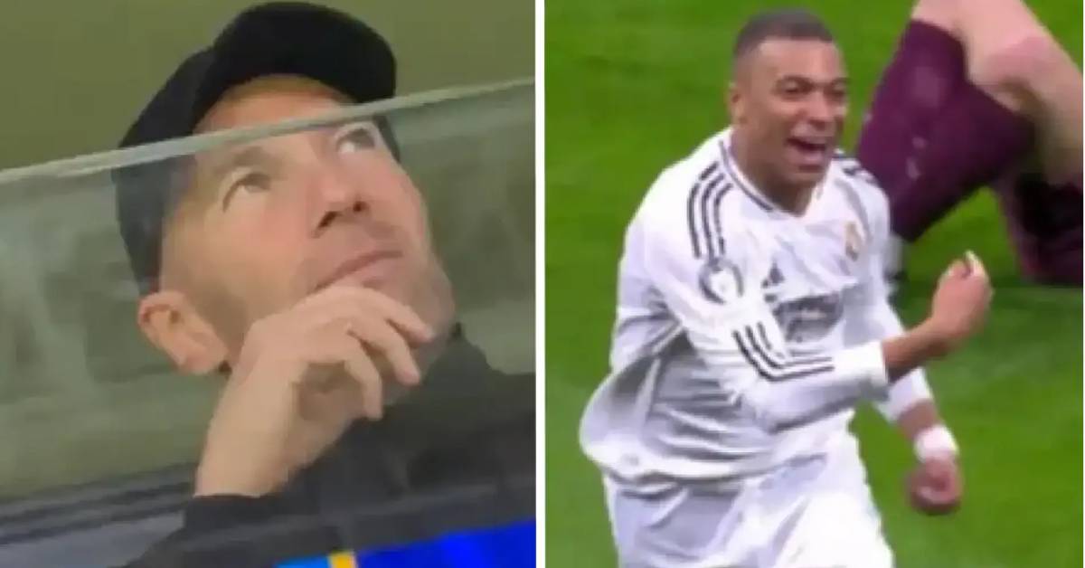 La réaction de Zidane au but de Mbappé contre Manchester City devient virale !