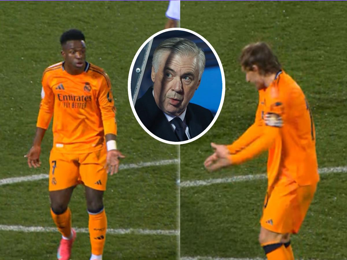 Ancelotti  brise le silence après la gros clash entre Luka Modric et Vinicius