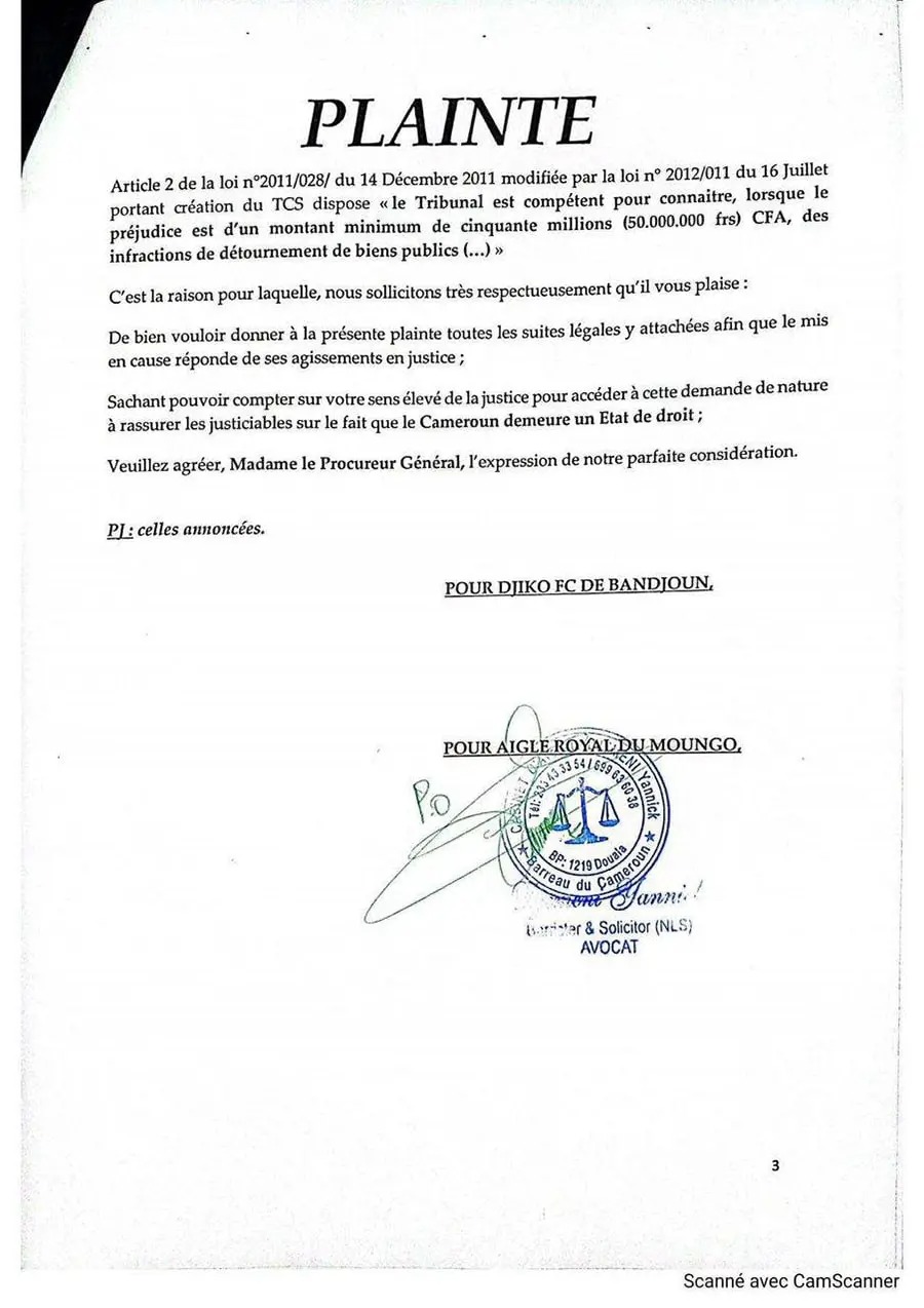 Plainte 
