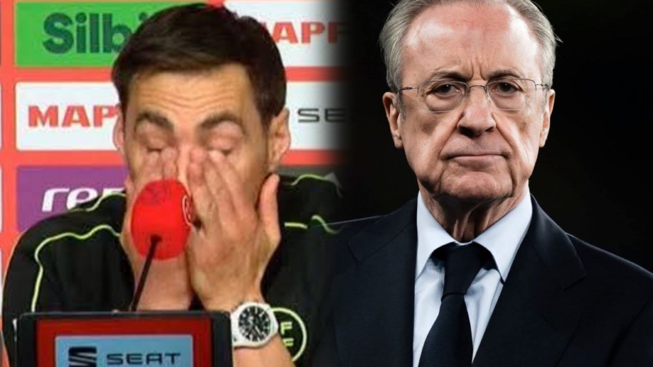 En larmes, l’arbitre attaque le Real Madrid avant la finale, Florentino Perez réagit et déclenche la polémique