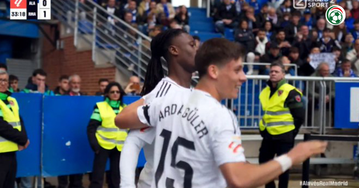 VIDÉO : Le boulet de canon d’Eduardo Camavinga contre Alavés pour l’ouverture du score