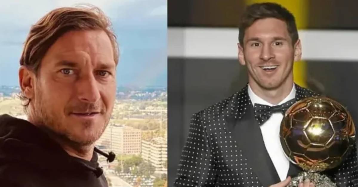 Totti démonte Messi : « Il n’aurait jamais gagné un Ballon d’Or dans ce club ! »