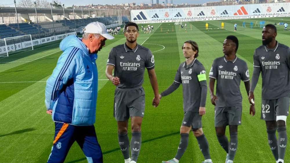 ancelotti real madrid entrenamiento