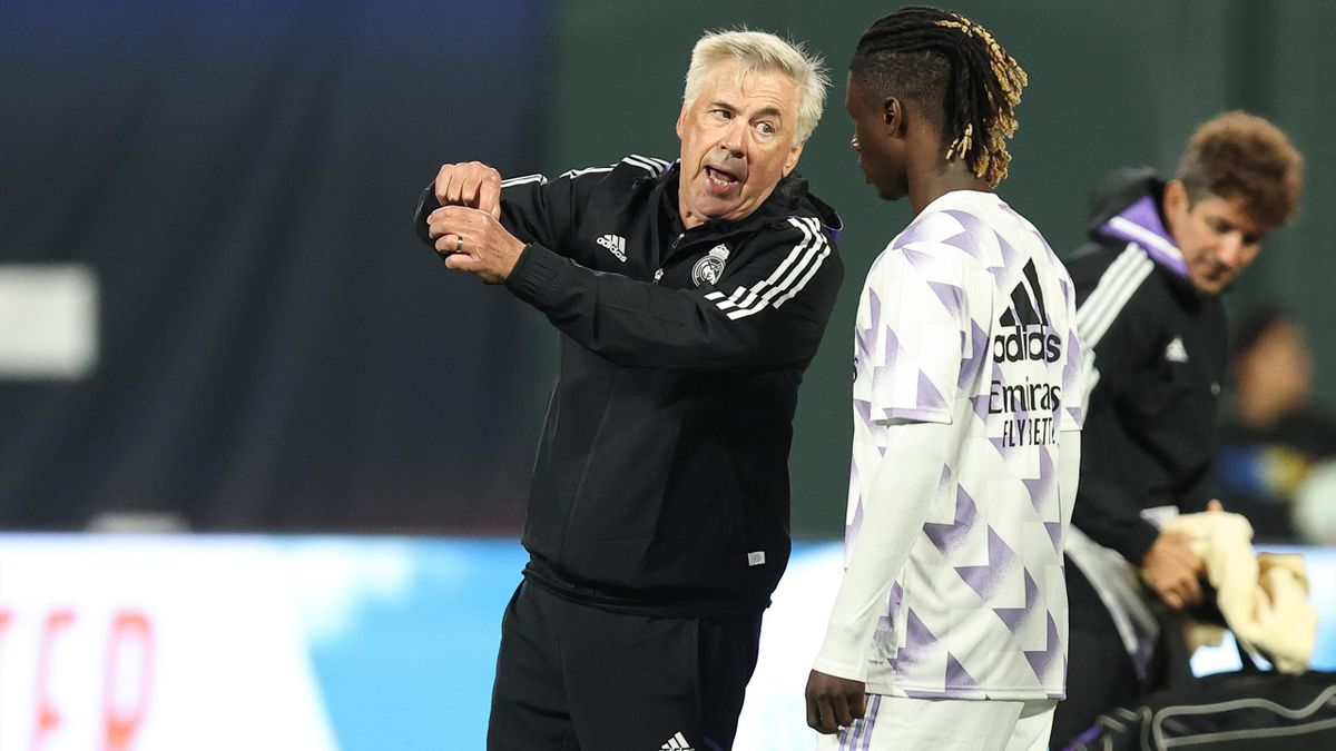 Ancelotti et Camavinga ont un échange tendu avant Arsenal : "Je m'en fous..." 2 Ancelotti et Camavinga ont un échange tendu avant Arsenal : "Je m'en fous..."