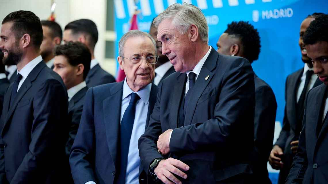 Real Madrid : le sale coup de Florentino Pérez à Ancelotti ! 2 Real Madrid : le sale coup de Florentino Pérez à Ancelotti !