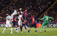 Denzel Dumfries header goal Barcelona Inter 1