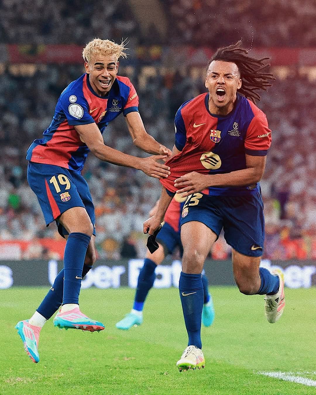 Lamine Yamal : Flick fixe une exigence de taille pour son futur au Barça ! 2 Lamine Yamal et Kounde