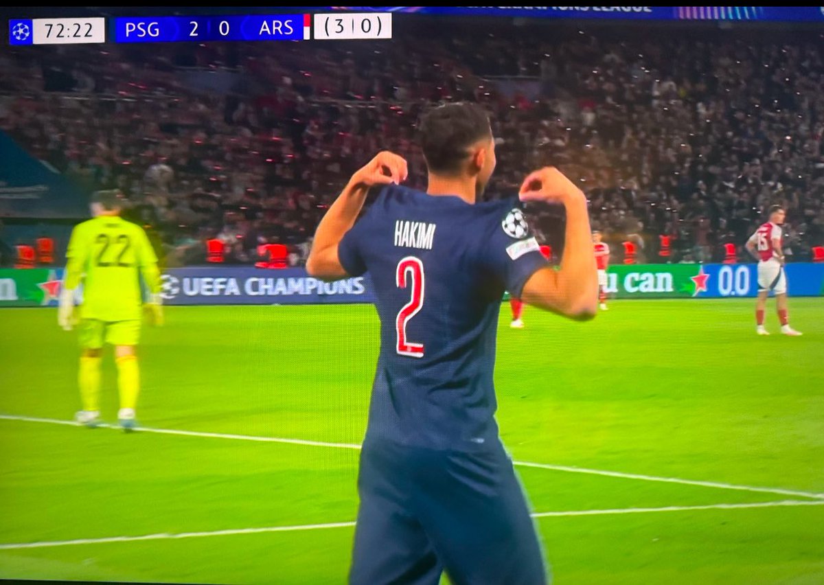 Hakimi crucifie Arsenal, le Parc des Princes est en feu (VIDEO)