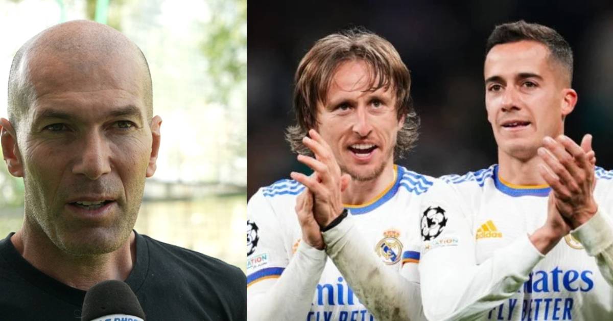 Les mots touchants de Zidane à Modric et Vazquez