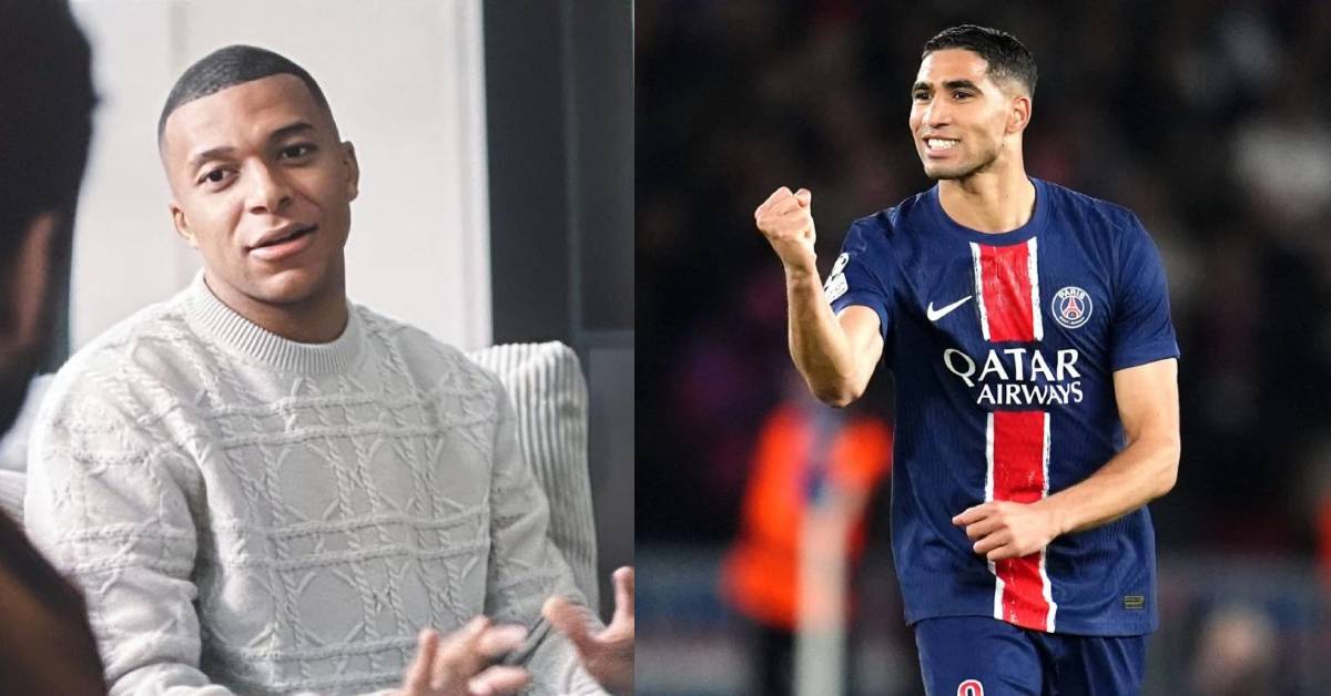 Finale PSG – Inter : Mbappé apporte son soutien à un Hakimi touché