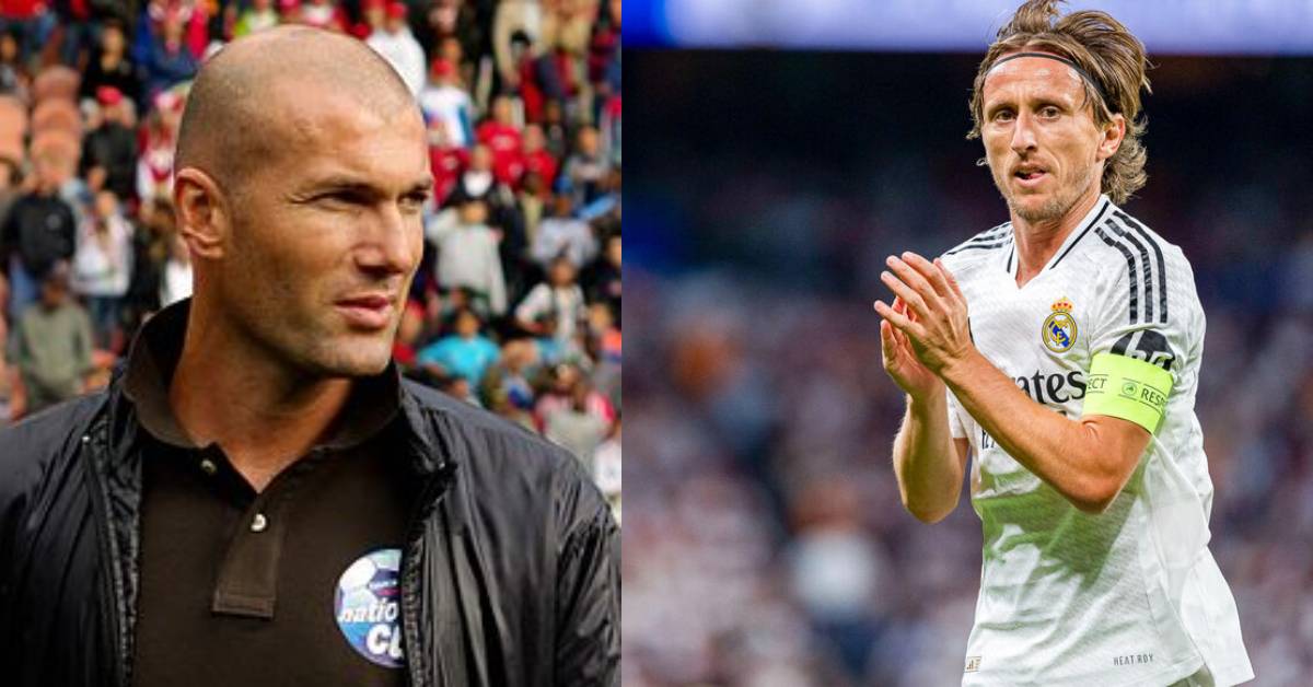 Zidane sur Modric : “Après moi, tout le monde le regardait”