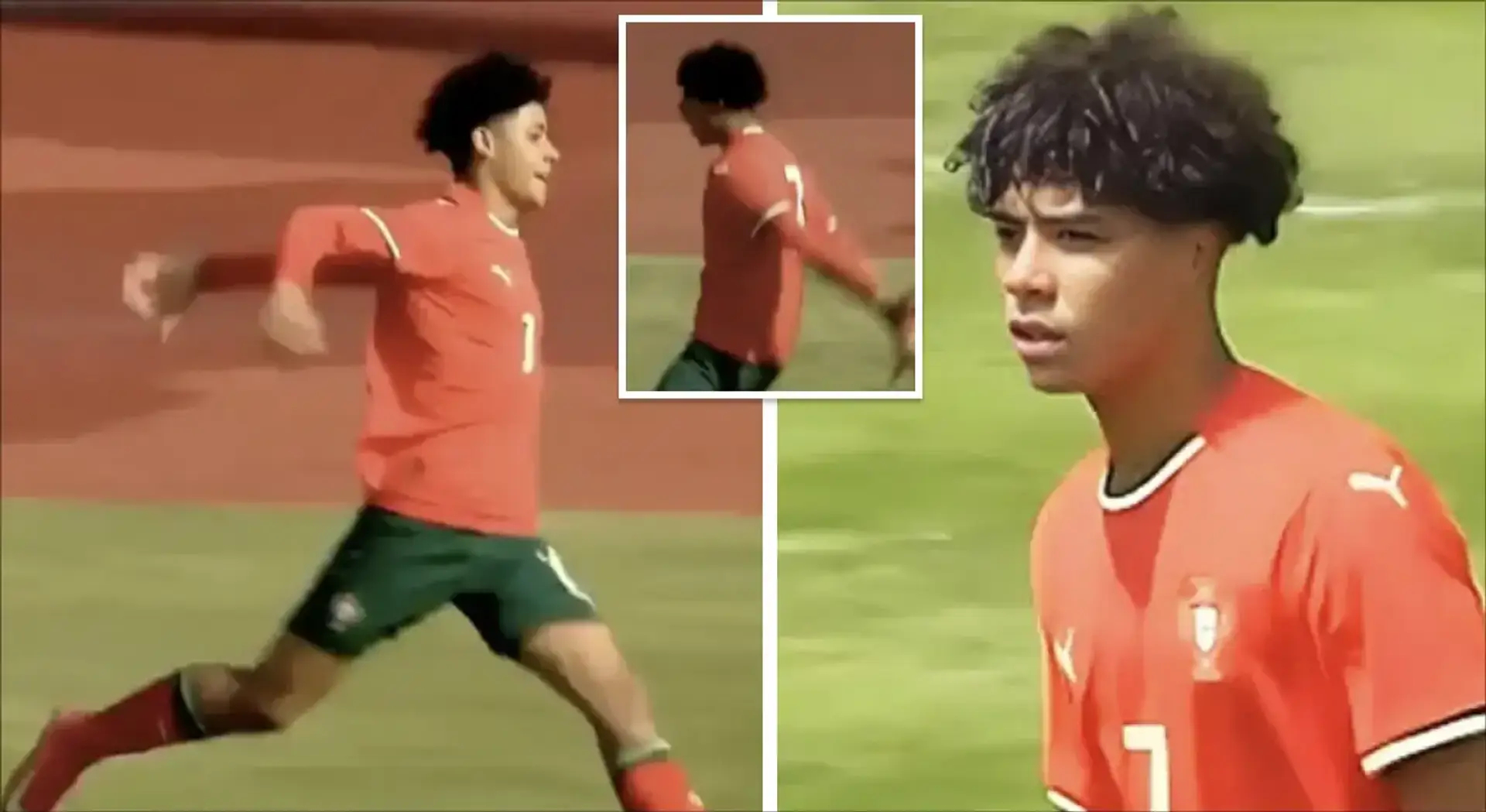 VIDEO : le doublé de Cristiano Ronaldo Jr avec les U15 du Portugal