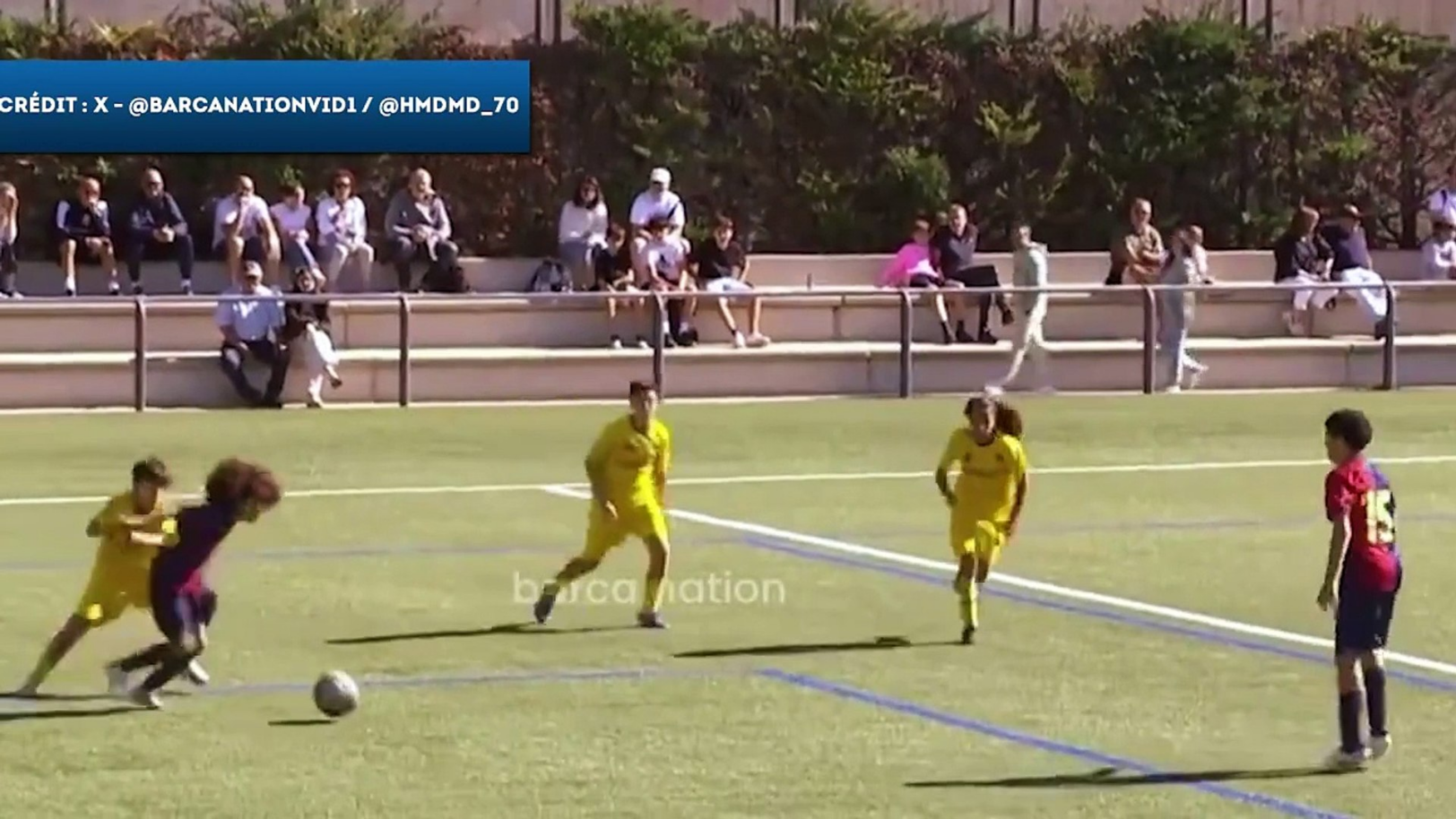 Barça : à 12 ans, il affole déjà les réseaux… le nouveau Lamine Yamal ? (vidéo) 2 Barça : à 12 ans, il affole déjà les réseaux… le nouveau Lamine Yamal ? (vidéo)