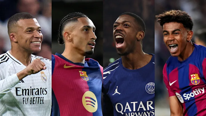 Yamal, Mbappé et Dembélé... Top 100 des joueurs les plus valorisés du moment
