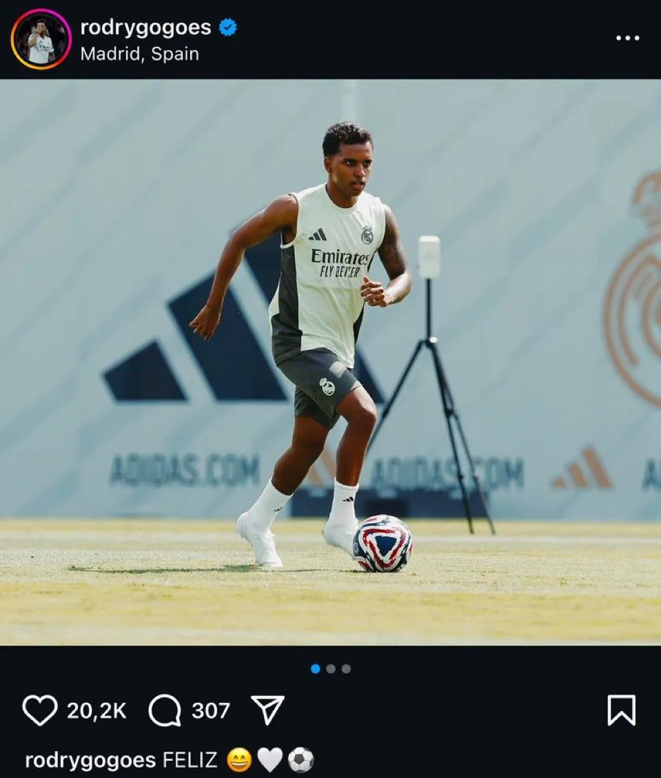 Rodrygo envoie un message fort après son 1er entraînement avec Xabi Alonso !