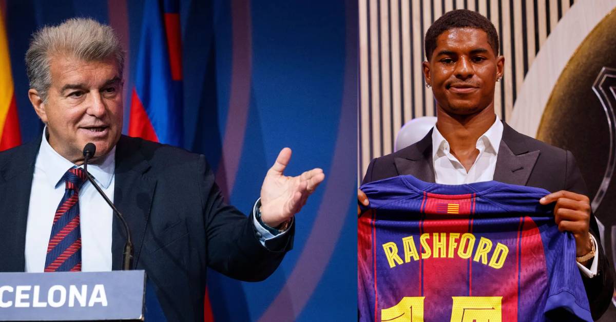 Barça : Joan Laporta brise le silence sur l’arrivée de Marcus Rashford