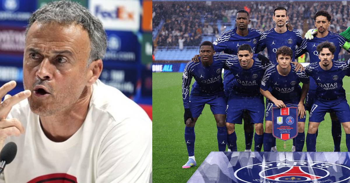 Luis Enrique coupable, Un crack viré du PSG, l’entraîneur réagit !