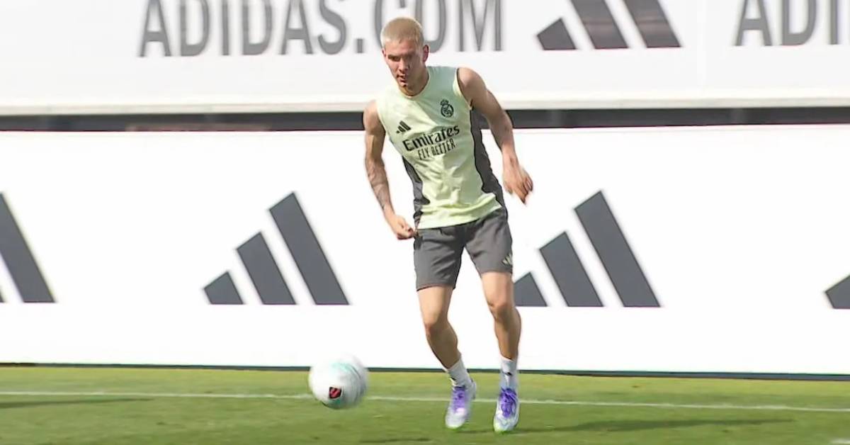 Le coup d’éclat de Mastantuono lors de son premier entraînement