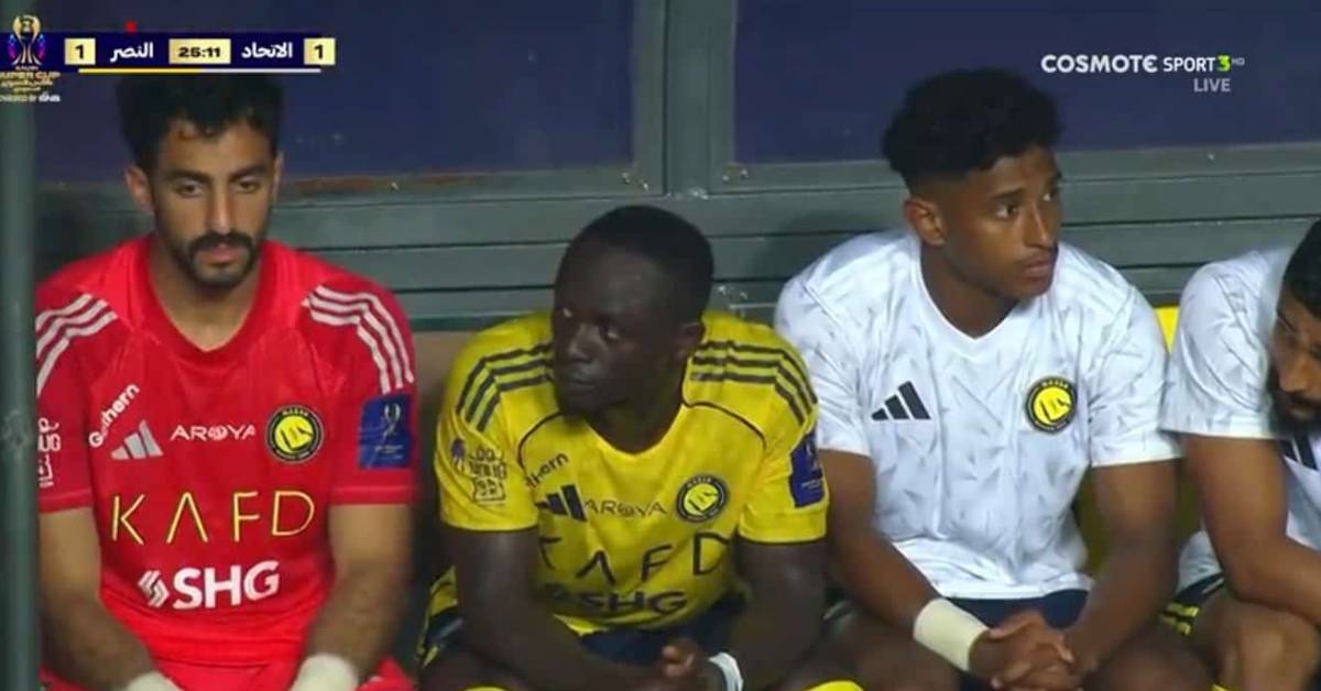 Sadio Mané réagit après son carton rouge