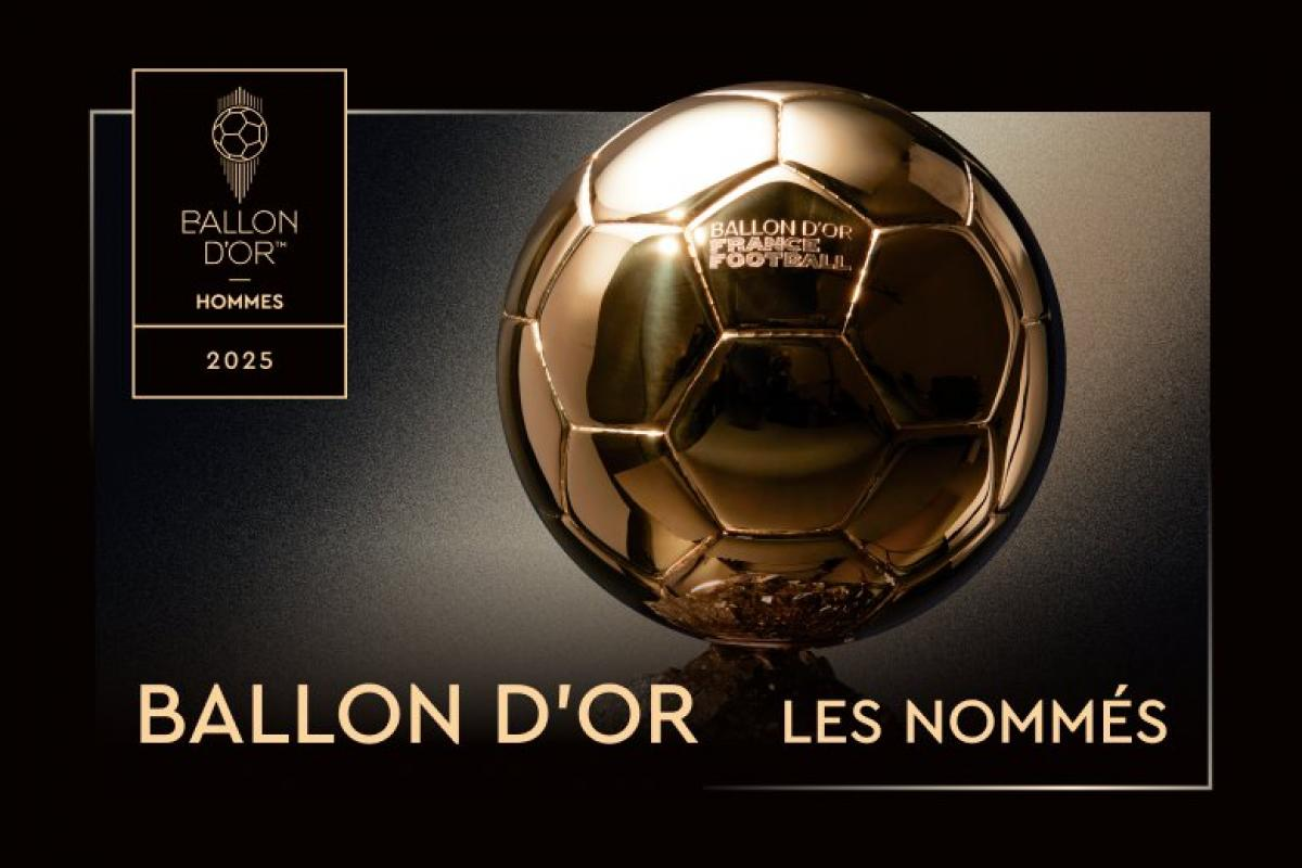  la liste des 30 nommés pour le Ballon d’Or 2025 !