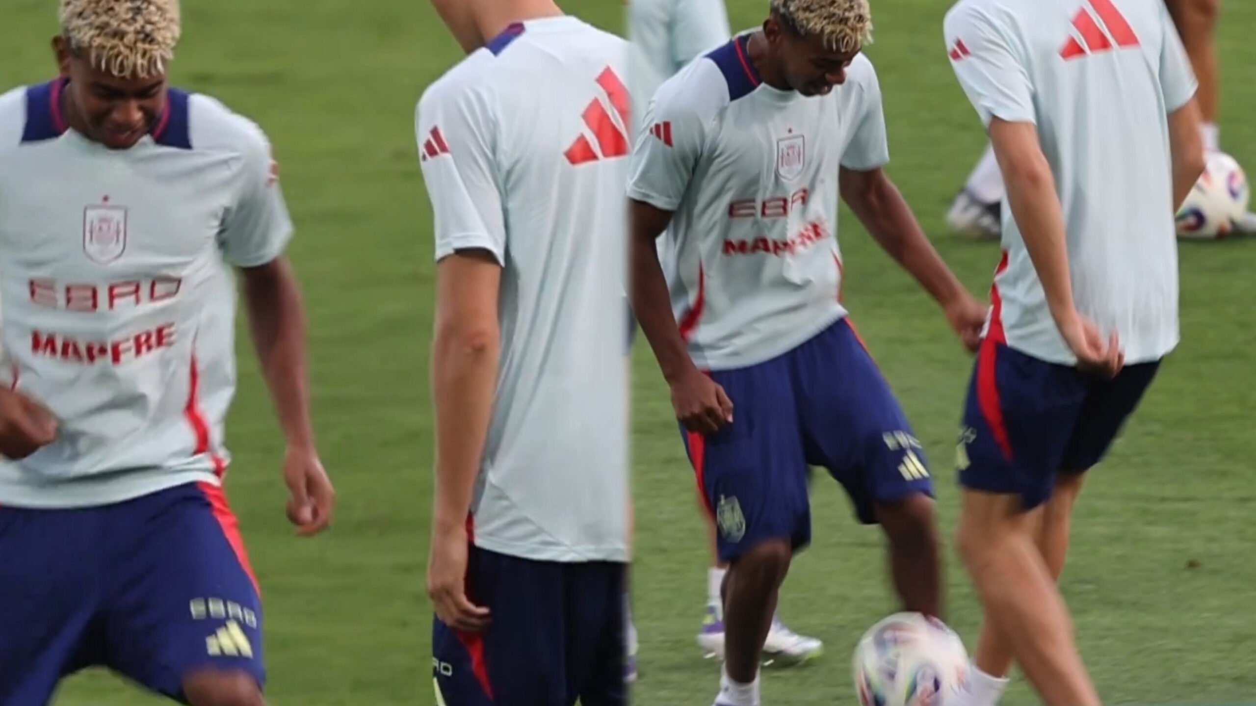 VIDÉO : Duel Lamine Yamal vs Dean Huijsen à l’entraînement, voici le gagnant