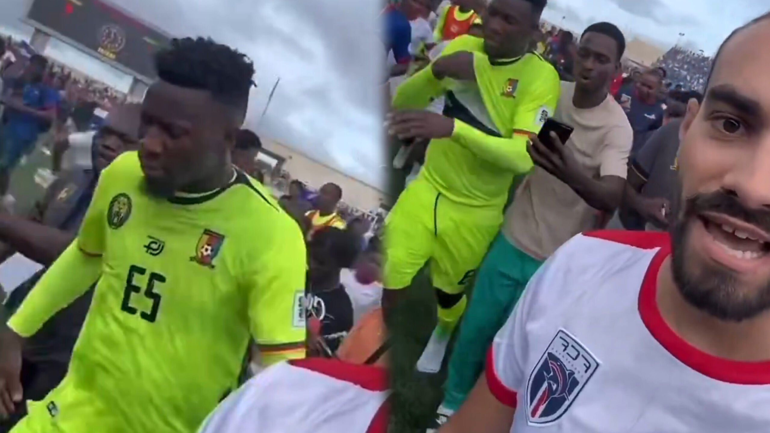 VIDEO : Le terrible geste d’André Onana envers un supporter au Cap-Vert