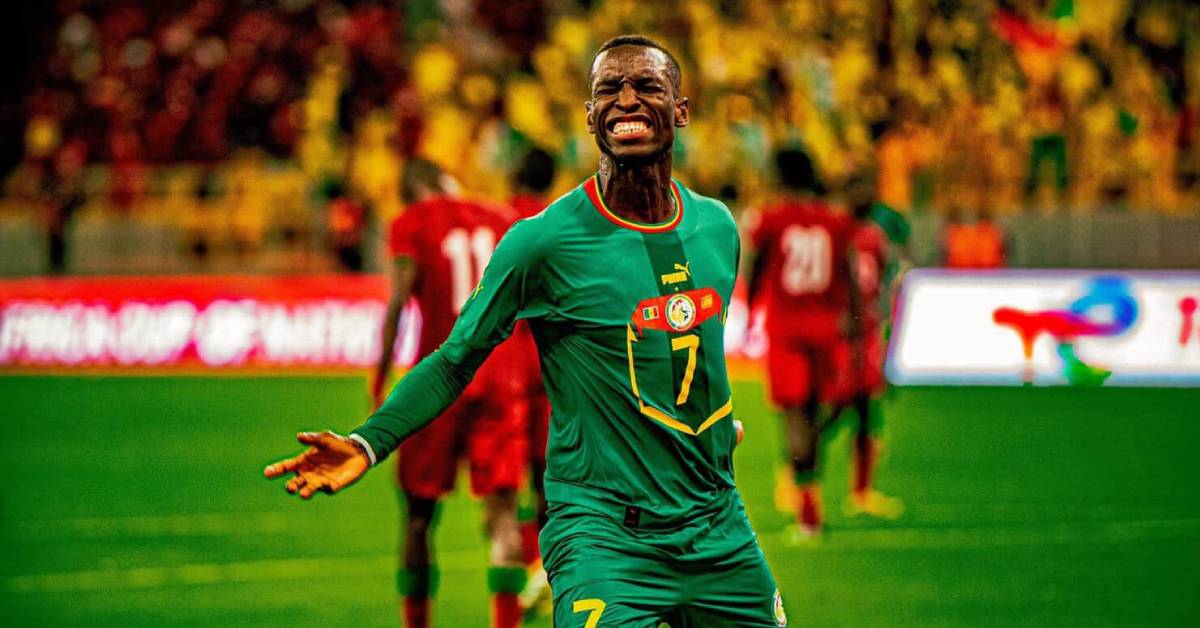 Nicolas Jackson égalise pour le Sénégal avec un superbe but