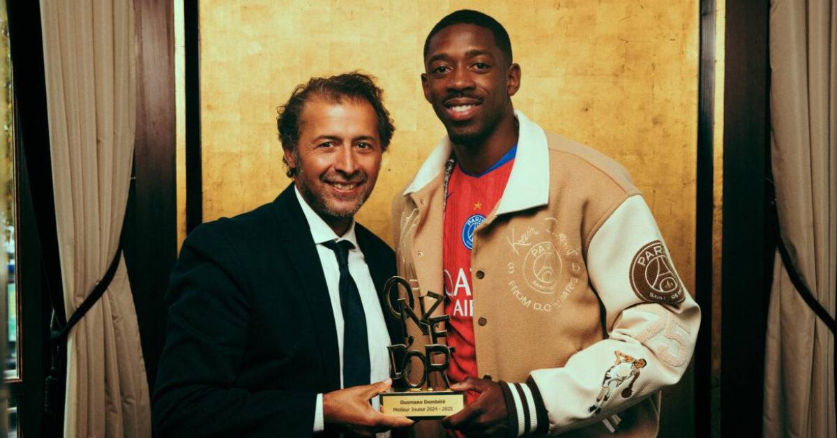 C’est officiel : Ousmane Dembélé remporte le Onze d’Or 2025 !