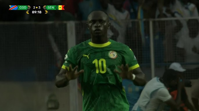 Sadio Mané fait un geste incroyable lors du match Sénégal – RDC !