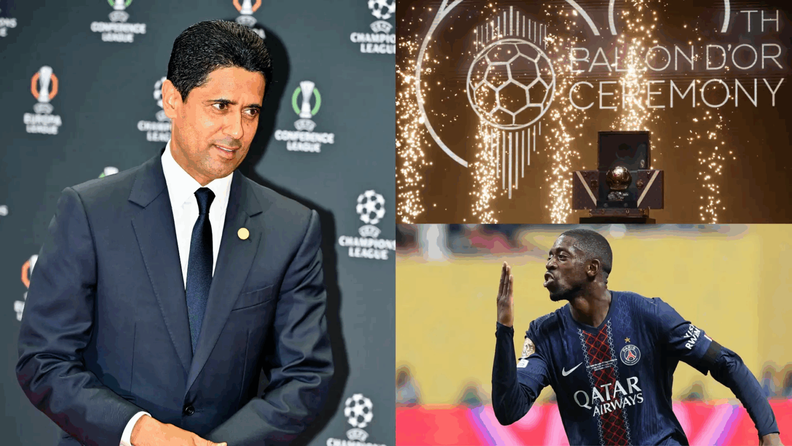 À quelques heures du Ballon d’Or, Nasser Al-Khelaïfi lâche un indice sur le vainqueur !