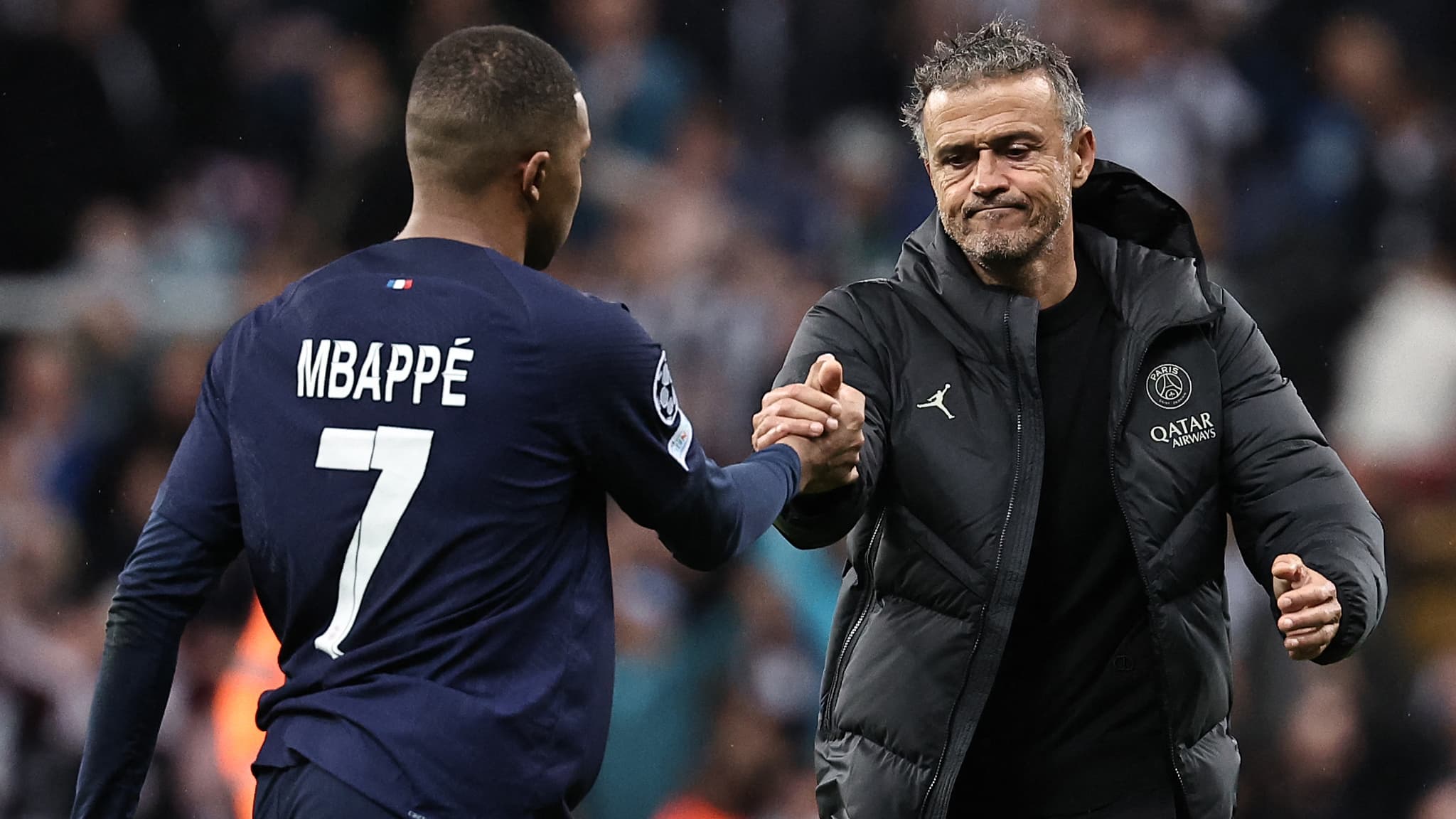 Kylian Mbappe et Luis Enrique en octobre 2023 1817307