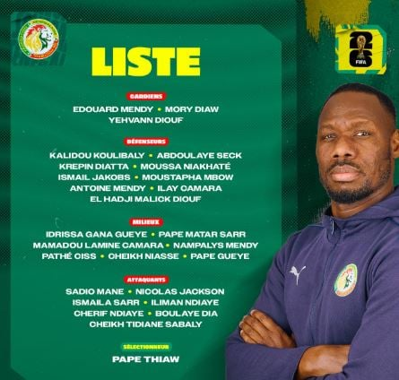 Sénégal – Mauritanie : la liste XXL de Pape Thiaw avec 4 retours qui font du bruit