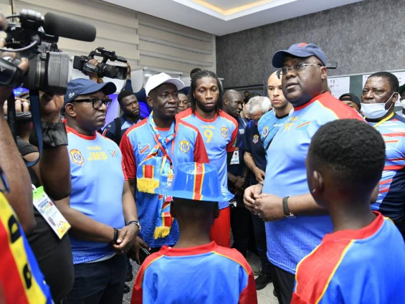 37 jours après la défaite contre le Sénégal, le Président de la RDC Tshisekedi s’en prend à ses joueurs