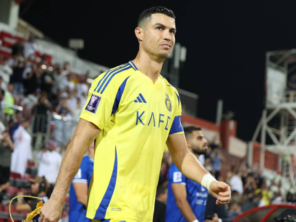 Anger: Cristiano Ronaldo refuses to play...