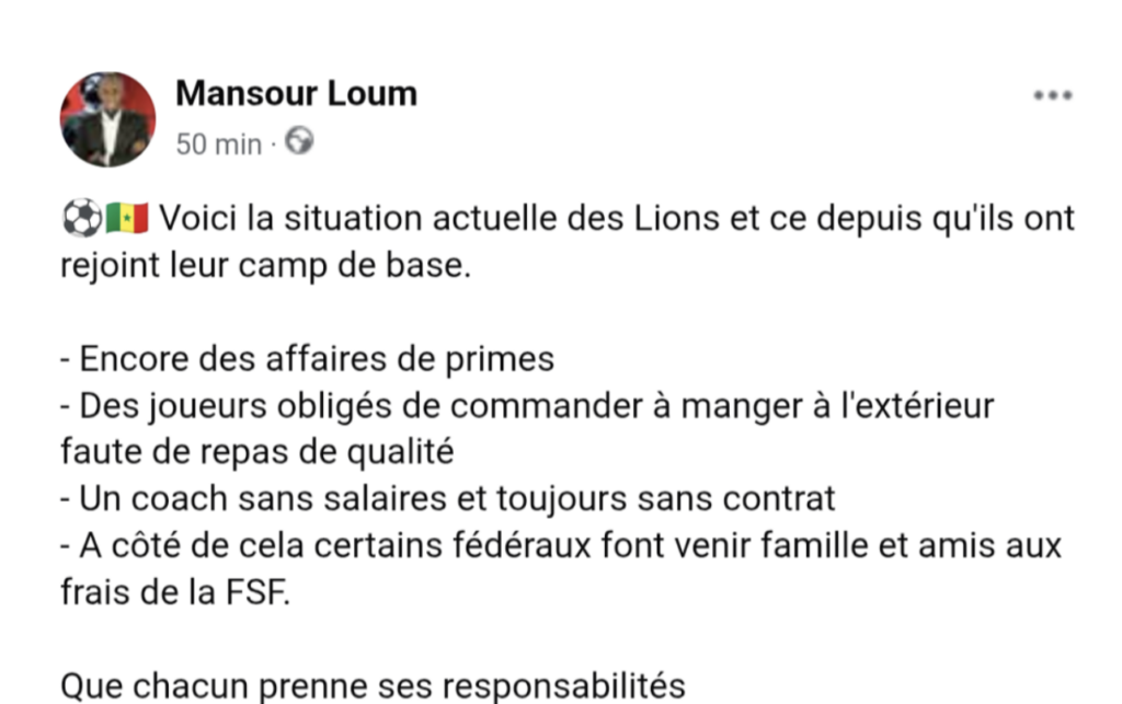 Sénégal : des révélations troublantes secouent la Tanière